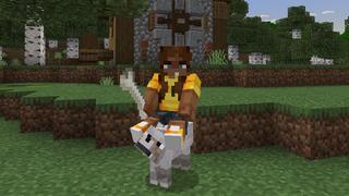 Screenshot of the Minecraft Bedrock Marketplace product Ride Any Mob created by Pixell Studio.