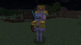 Screenshot of the Minecraft Bedrock Marketplace product Ride Any Mob created by Pixell Studio.