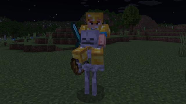 Screenshot of the Minecraft Bedrock Marketplace product Ride Any Mob created by Pixell Studio.