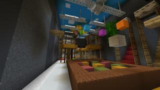 Screenshot of the Minecraft Bedrock Marketplace product Secret Bunker created by Pixell Studio.