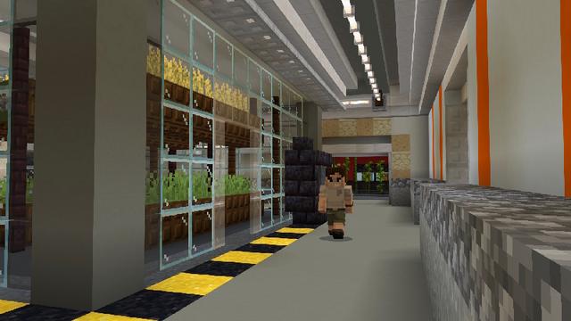 Screenshot of the Minecraft Bedrock Marketplace product Secret Bunker created by Pixell Studio.