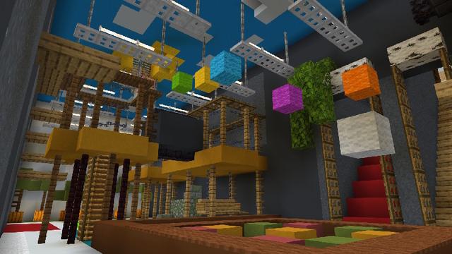 Screenshot of the Minecraft Bedrock Marketplace product Secret Bunker created by Pixell Studio.