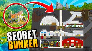Thumbnail of the Minecraft Bedrock Marketplace product Secret Bunker created by Pixell Studio.