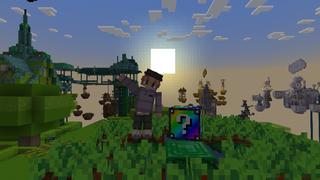 Screenshot of the Minecraft Bedrock Marketplace product Skyblock Ores created by Pixell Studio.