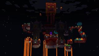 Screenshot of the Minecraft Bedrock Marketplace product Skyblock Ores created by Pixell Studio.