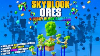 Thumbnail of the Minecraft Bedrock Marketplace product Skyblock Ores created by Pixell Studio.