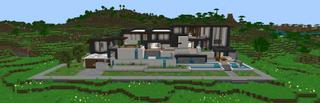 Panorama of the Minecraft Bedrock Marketplace product Super Hacker Weapons created by Pixell Studio.
