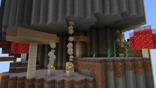 Screenshot of the Minecraft Bedrock Marketplace product Super Spiral Parkour 2 created by Pixell Studio.