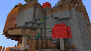 Screenshot of the Minecraft Bedrock Marketplace product Super Spiral Parkour 2 created by Pixell Studio.