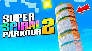 Thumbnail of the Minecraft Bedrock Marketplace product Super Spiral Parkour 2 created by Pixell Studio.