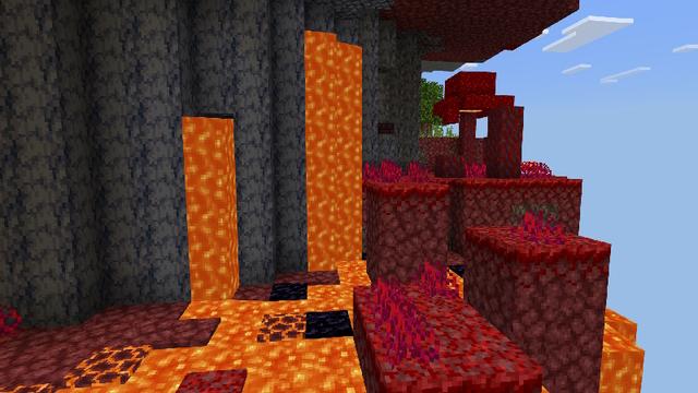 Screenshot of the Minecraft Bedrock Marketplace product Super Spiral Parkour created by Pixell Studio.