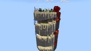 Screenshot of the Minecraft Bedrock Marketplace product Super Spiral Parkour created by Pixell Studio.