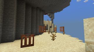 Screenshot of the Minecraft Bedrock Marketplace product Super Spiral Parkour created by Pixell Studio.