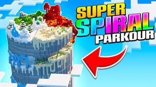 Thumbnail of the Minecraft Bedrock Marketplace product Super Spiral Parkour created by Pixell Studio.