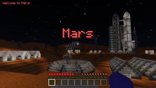 Screenshot of the Minecraft Bedrock Marketplace product Survive in Space created by Pixell Studio.
