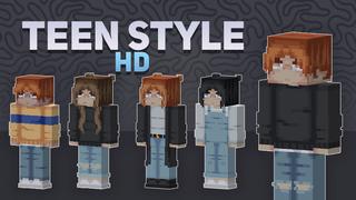 Thumbnail of the Minecraft Bedrock Marketplace product Teen Style HD created by Pixell Studio.