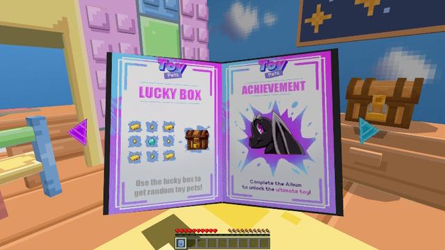 Screenshot of the Minecraft Bedrock Marketplace product Toy Pets created by Pixell Studio.