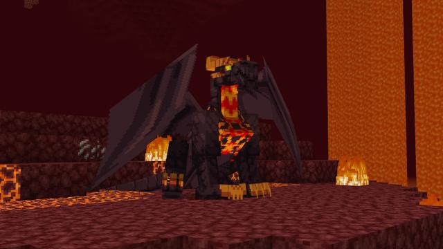 Screenshot of the Minecraft Bedrock Marketplace product Train Your Dragon Add-On created by Pixell Studio.