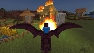 Screenshot of the Minecraft Bedrock Marketplace product Train Your Dragon Add-on created by Pixell Studio.