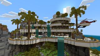 Screenshot of the Minecraft Bedrock Marketplace product Tycoon Mansion created by Pixell Studio.