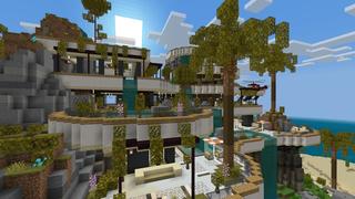 Screenshot of the Minecraft Bedrock Marketplace product Tycoon Mansion created by Pixell Studio.
