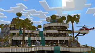 Screenshot of the Minecraft Bedrock Marketplace product Tycoon Mansion created by Pixell Studio.