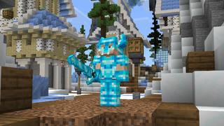 Screenshot of the Minecraft Bedrock Marketplace product Ultimate Ice Dragon created by Pixell Studio.