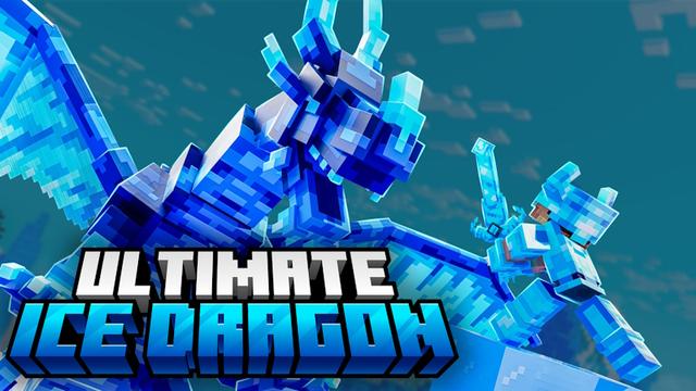 Thumbnail of the Minecraft Bedrock Marketplace product Dragón de Hielo Definitivo created by Pixell Studio.