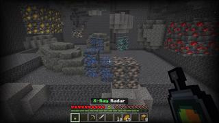 Screenshot of the Minecraft Bedrock Marketplace product X-Ray created by Pixell Studio.