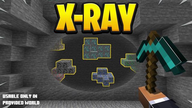 Thumbnail of the Minecraft Bedrock Marketplace product X-Ray created by Pixell Studio.