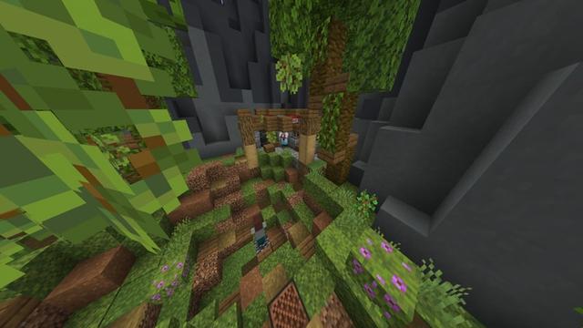 Screenshot of the Minecraft Bedrock Marketplace product Blast Drop created by PixelOneUp.