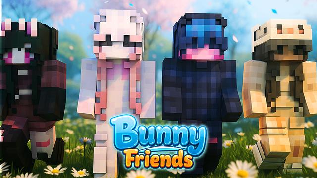 Thumbnail of the Minecraft Bedrock Marketplace product Bunny Friends created by PixelOneUp.