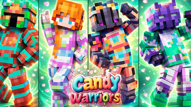 Thumbnail of the Minecraft Bedrock Marketplace product Candy Warriors created by PixelOneUp.