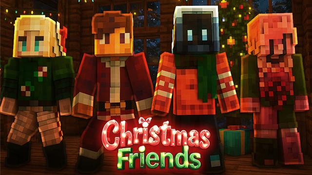 Thumbnail of the Minecraft Bedrock Marketplace product Christmas Friends created by PixelOneUp.