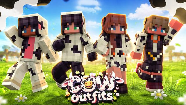 Thumbnail of the Minecraft Bedrock Marketplace product Cow Outfits created by PixelOneUp.
