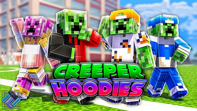Thumbnail of the Minecraft Bedrock Marketplace product Creeper Hoodies created by PixelOneUp.