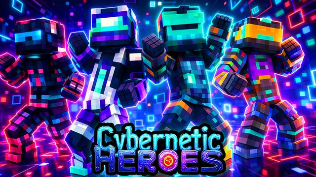 Thumbnail of the Minecraft Bedrock Marketplace product Cybernetic Heroes created by PixelOneUp.