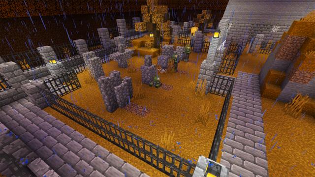 Screenshot of the Minecraft Bedrock Marketplace product Escape the Horror House created by PixelOneUp.