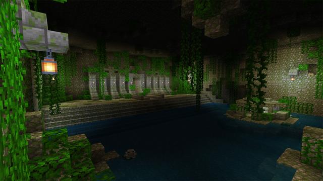 Screenshot of the Minecraft Bedrock Marketplace product Escape The Lost Temple created by PixelOneUp.