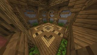 Screenshot of the Minecraft Bedrock Marketplace product Falling Blocks created by PixelOneUp.