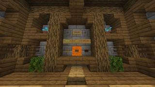 Screenshot of the Minecraft Bedrock Marketplace product Falling Blocks created by PixelOneUp.