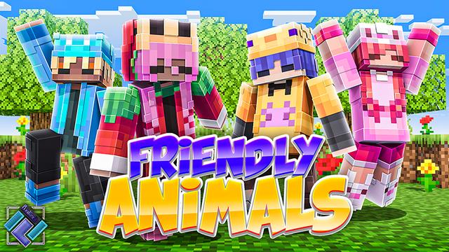 Thumbnail of the Minecraft Bedrock Marketplace product Friendly Animals created by PixelOneUp.