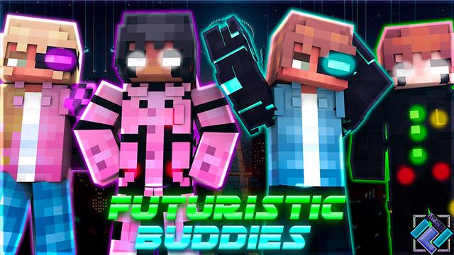 Thumbnail of the Minecraft Bedrock Marketplace product Futuristic Buddies created by PixelOneUp.