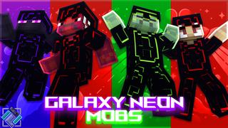 Thumbnail of the Minecraft Bedrock Marketplace product Galaxy Neon Mobs created by PixelOneUp.