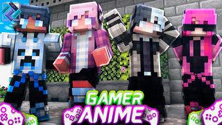 Thumbnail of the Minecraft Bedrock Marketplace product Gamer Anime created by PixelOneUp.