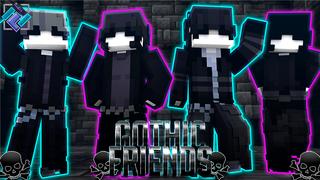 Thumbnail of the Minecraft Bedrock Marketplace product Gothic Friends created by PixelOneUp.