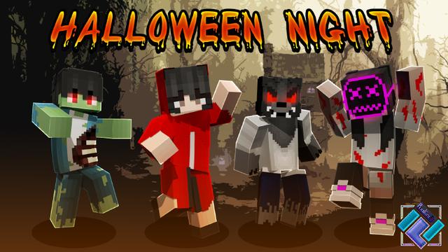Thumbnail of the Minecraft Bedrock Marketplace product Halloween Night created by PixelOneUp.