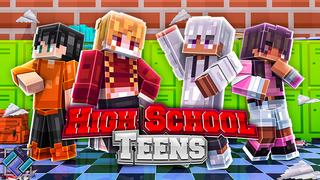 Thumbnail of the Minecraft Bedrock Marketplace product High School Teens created by PixelOneUp.