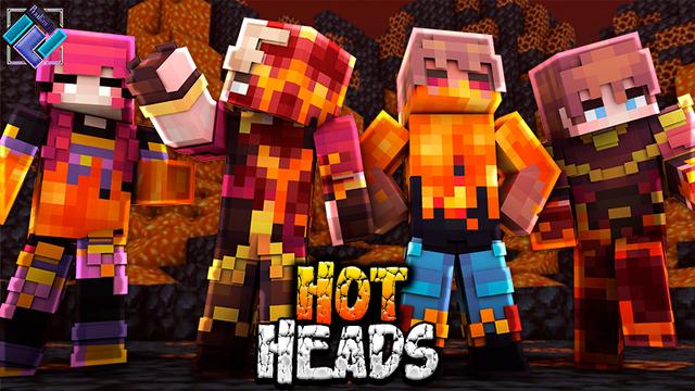 Thumbnail of the Minecraft Bedrock Marketplace product Hot Heads created by PixelOneUp.