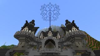 Screenshot of the Minecraft Bedrock Marketplace product Island of Enchantment created by PixelOneUp.